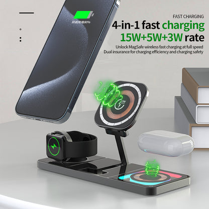 T38 . Folding (4 in 1) wireless charger