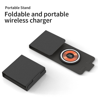 T01. Magnetic cloth folding (3 in 1) wireless charger