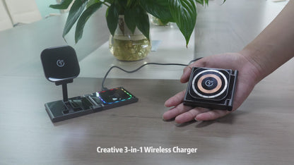 T36 . Folding (3 in 1) wireless charger