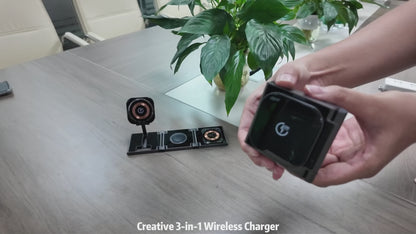 T35 . Folding (4 in 1) wireless charger