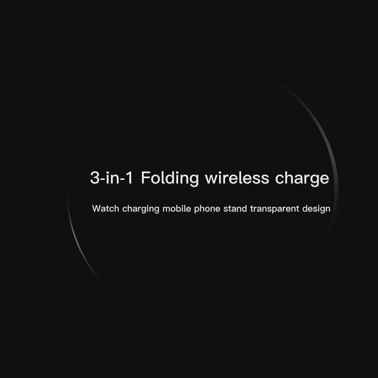 T23 . Transparent magnetic bracket (3 in 1) wireless charging